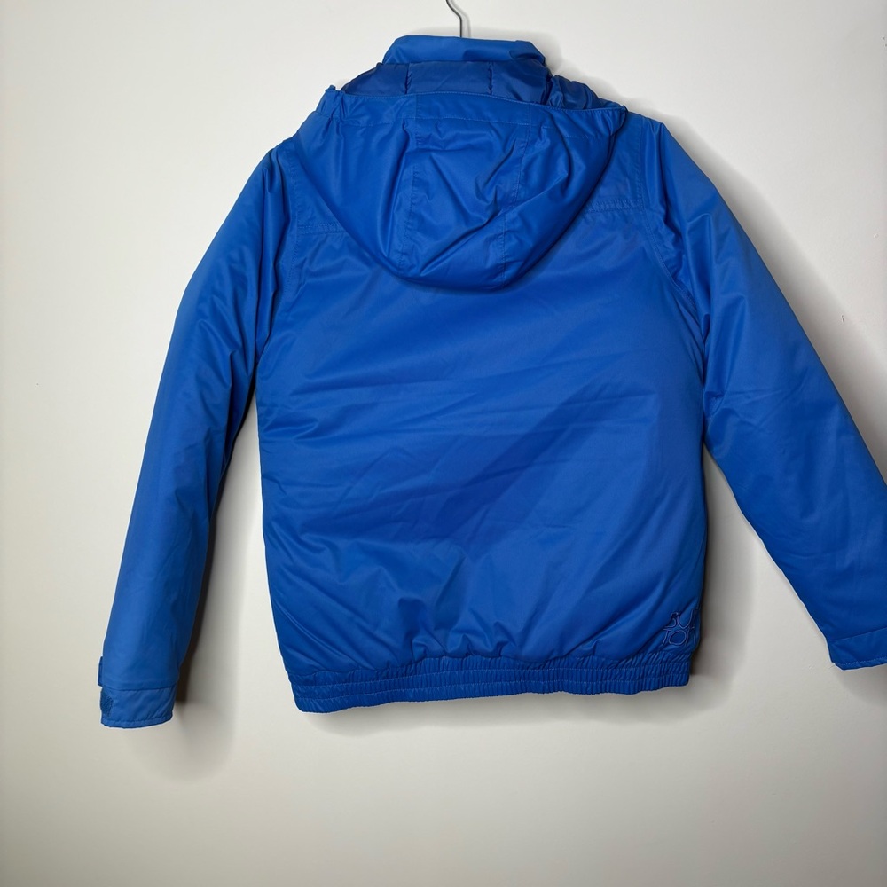 Burton Ski Girls Bomber Twist Snowboard Jacket Blue Hooded - Picture 3 of 9